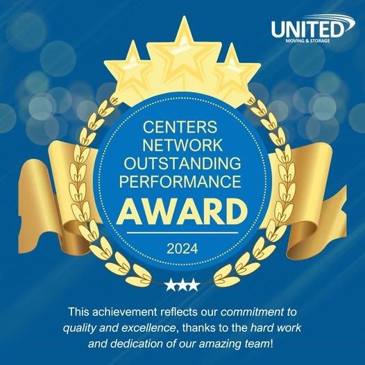 United Moving & Storage Earns Centers of Excellence Award from United Van Lines
