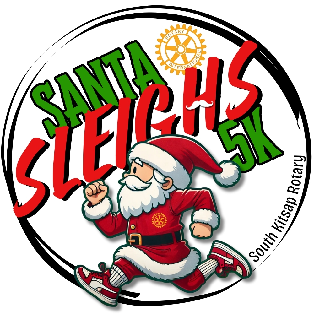 Santa Sleighs 5k Logo – Rotary South Kitsap