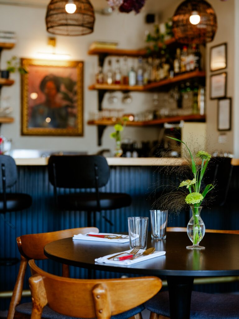 The dining room at Restaurant Lola in Bremerton.