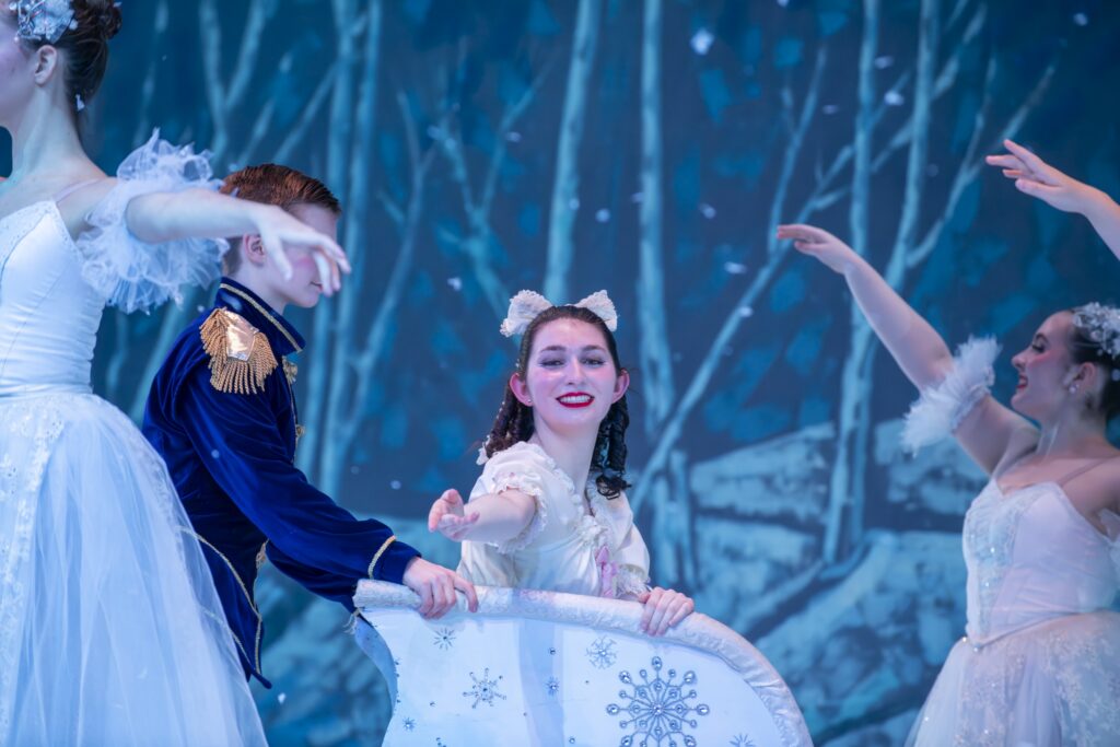 Peninsula Dance Theatre dancers perform in the organization’s longtime Nutcracker production.