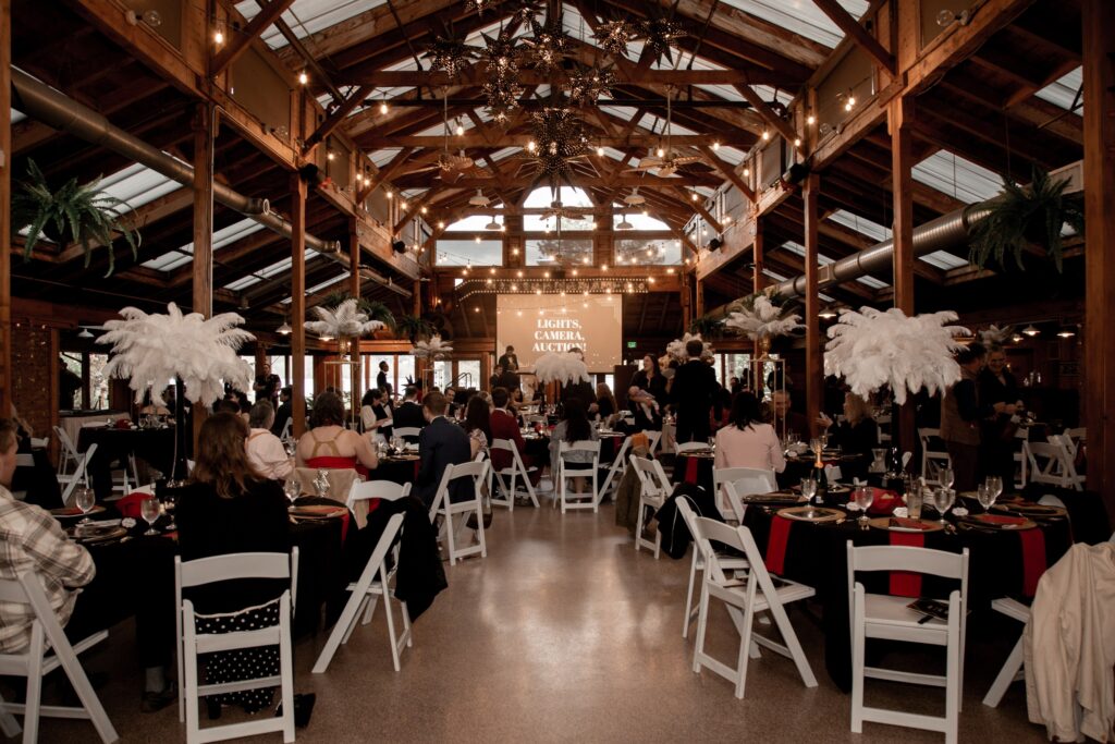 An event at Kiana Lodge showcases the personalized décor and design elements of an Erickson Event Design celebration.