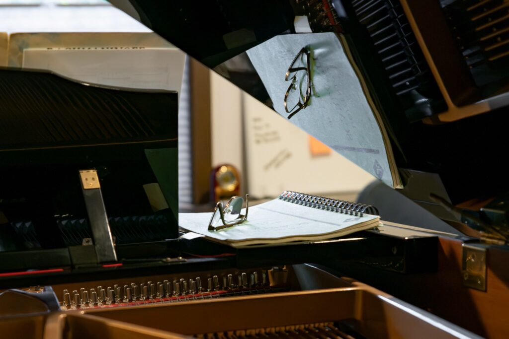 The intricate workings inside a piano reflect the complexity of the instrument Kastanopolous calls the “king of instruments.”
